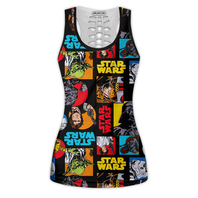 Star Wars Pattern Colorful - Tank Top Hollow