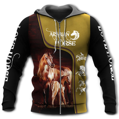 Zip Hoodie / S Horse Love Horse Strong Horse - Hoodie - Owls Matrix LTD