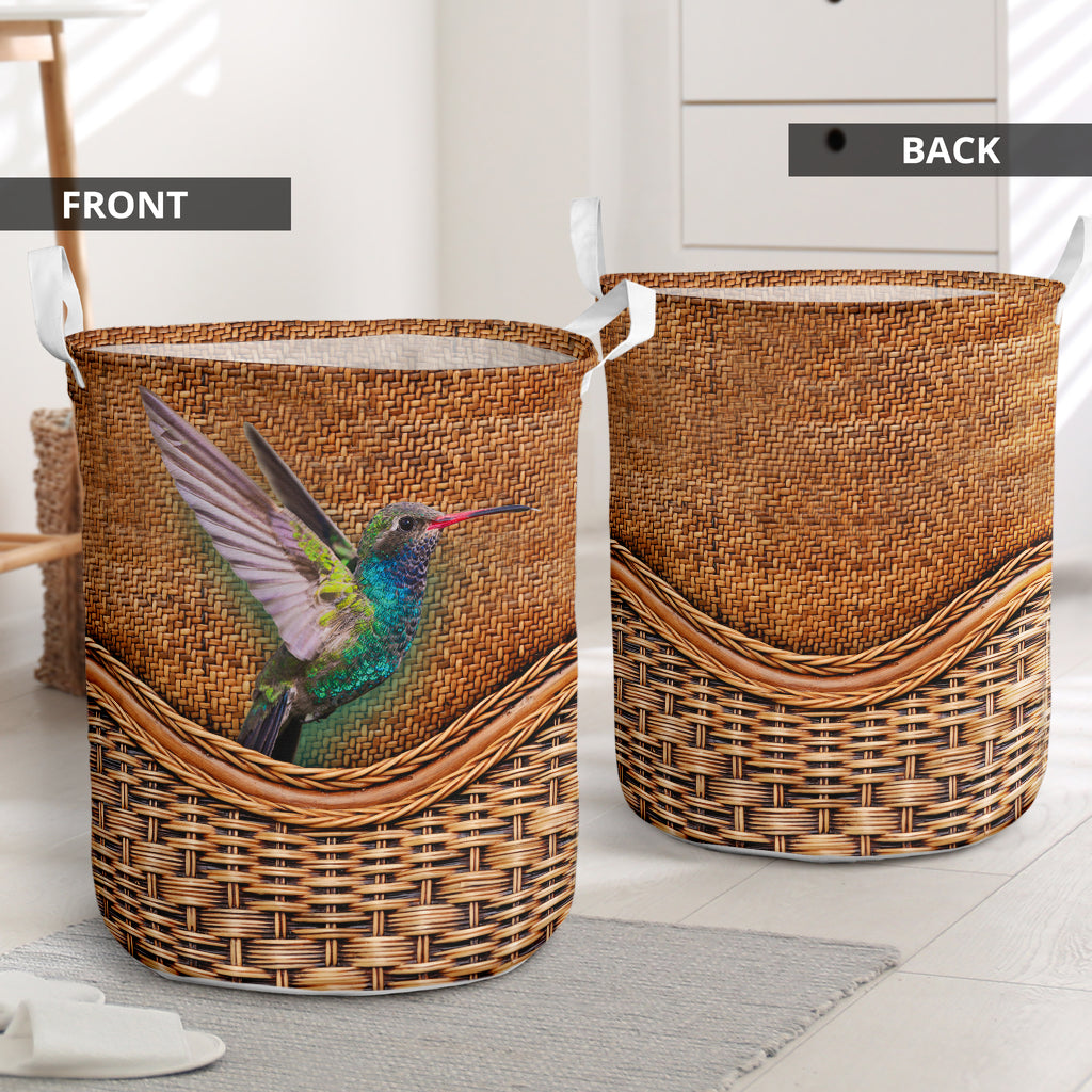 Hummingbird Love Life - Laundry Basket - Owls Matrix LTD