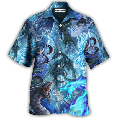 Dragon Ice Magical Life - Hawaiian Shirt - Owls Matrix LTD