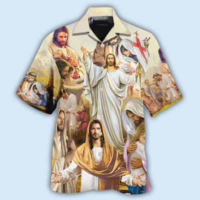 Jesus Is My Savior Faith - Hawaiian shirt - Owls Matrix LTD
