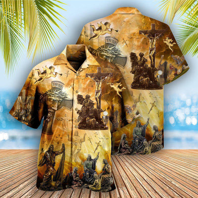 Jesus Is My Savior - Hawaiian Shirt - Owls Matrix LTD
