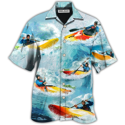 Hawaiian Shirt / Adults / S Kayaking Cool Colorful Style - Hawaiian Shirt - Owls Matrix LTD