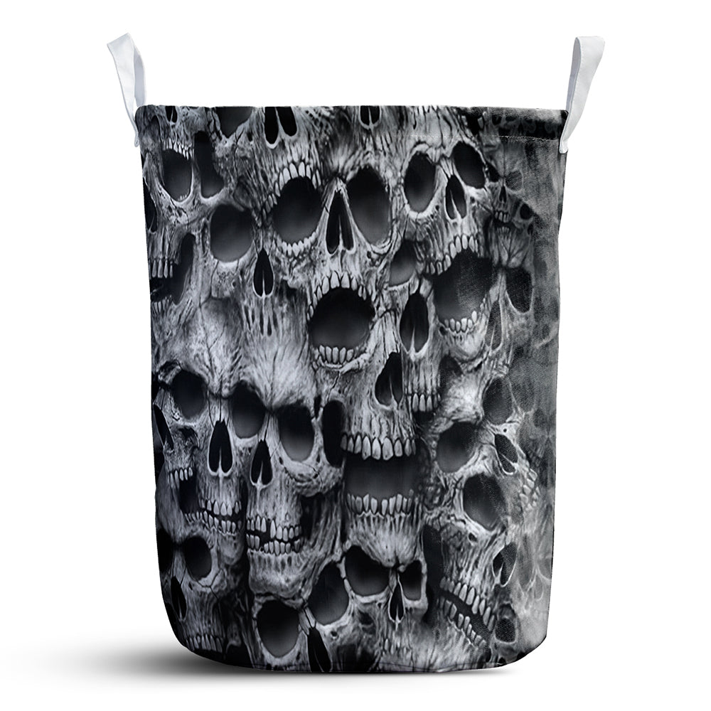 Skull No Fear No Pain - Laundry Basket - Owls Matrix LTD