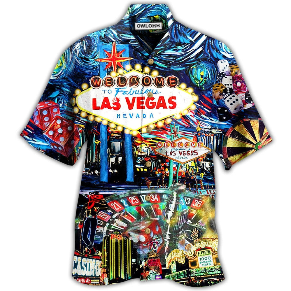 Hawaiian Shirt / Adults / S Las Vegas Welcome Every Body - Hawaiian Shirt - Owls Matrix LTD