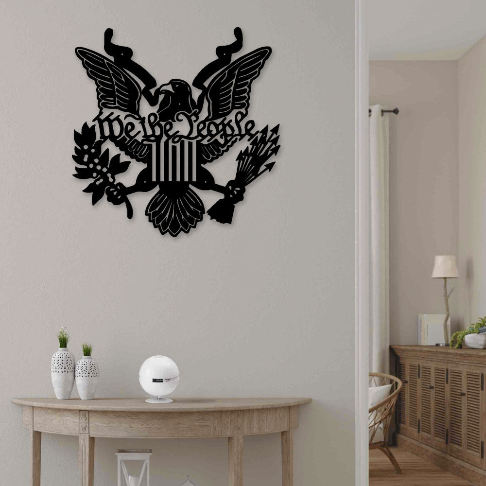 Eagle We The People - Led Light Metal - Owls Matrix LTD