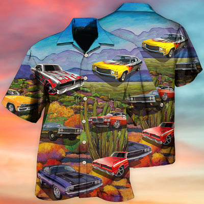 Car Landscape Style - Hawaiian Shirt - Owls Matrix LTD