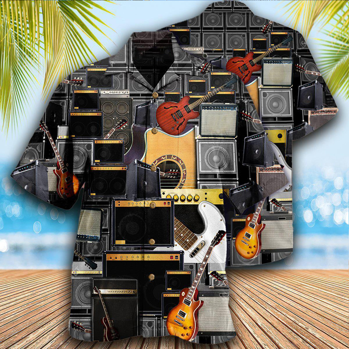 Music Control A Big Amplifier As Control An Elephant - Hawaiian Shirt - Owls Matrix LTD