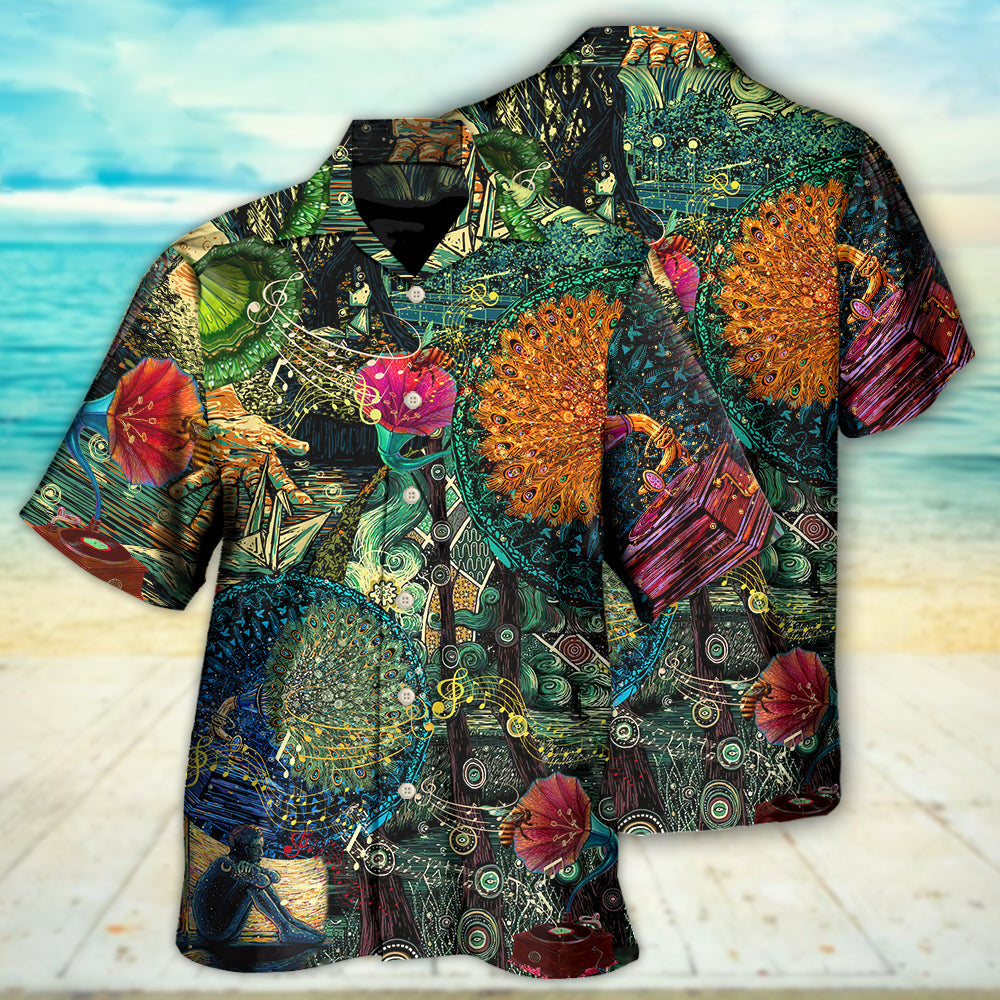 Music What Is The Song That Makes You Dream Everytime - Hawaiian Shirt - Owls Matrix LTD