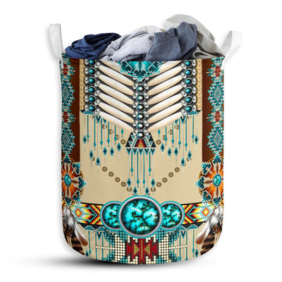 Native American Lovely Style - Laundry Basket - Owls Matrix LTD