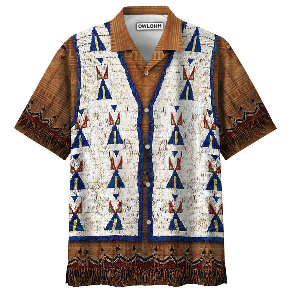 Hawaiian Shirt / Adults / S Native Love Simple Peace Pattern - Hawaiian Shirt - Owls Matrix LTD