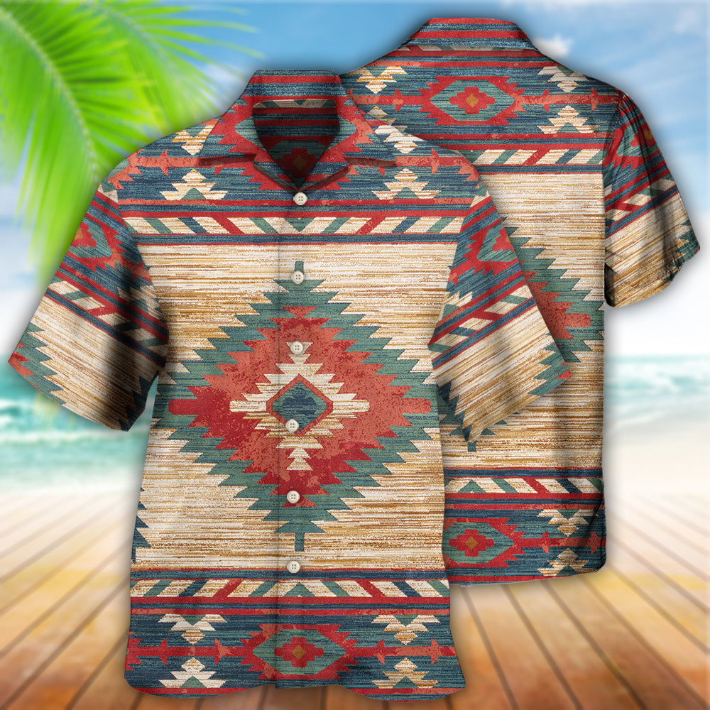 Native Style Love Peace Pattern Amazing - Hawaiian Shirt - Owls Matrix LTD