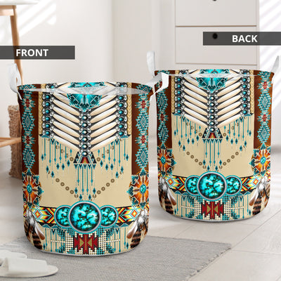 Native American Lovely Style - Laundry Basket - Owls Matrix LTD