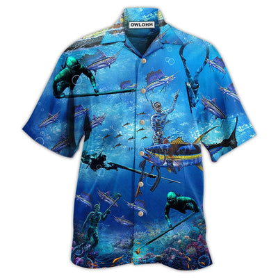 Hawaiian Shirt / Adults / S Ocean Discover - Hawaiian Shirt - Owls Matrix LTD