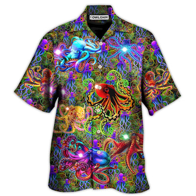 Hawaiian Shirt / Adults / S Octopus Life Is Better With An Octopus Fullcolor Nice Style - Hawaiian Shirt - Owls Matrix LTD
