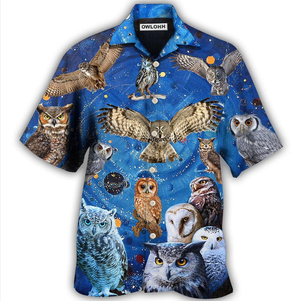 Owl Play Together Style - Hawaiian Shirt - Owls Matrix LTD