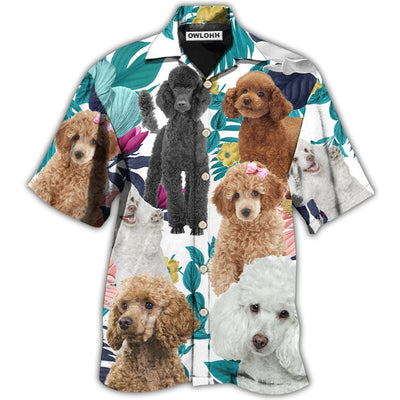 Hawaiian Shirt / Adults / S Poodle Lovely Tropical Leaf - Hawaiian Shirt - Owls Matrix LTD
