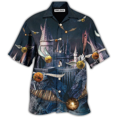 Hawaiian Shirt / Adults / S Quidditch Is My Therapy - Hawaiian shirt - Owls Matrix LTD