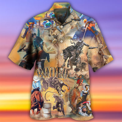 Cowboy Rodeo Vintage Classic - Hawaiian Shirt - Owls Matrix LTD
