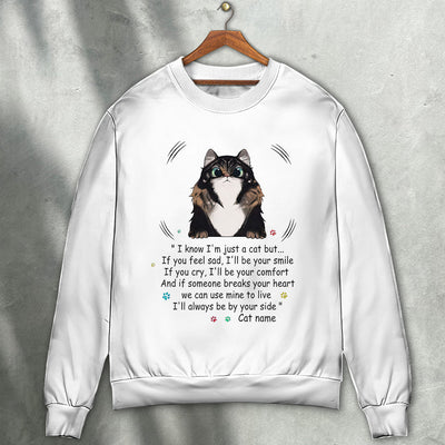 Cat I'll Always Be By Your Side Shirt Personalized - Sweater - Ugly Christmas Sweaters - Owls Matrix LTD