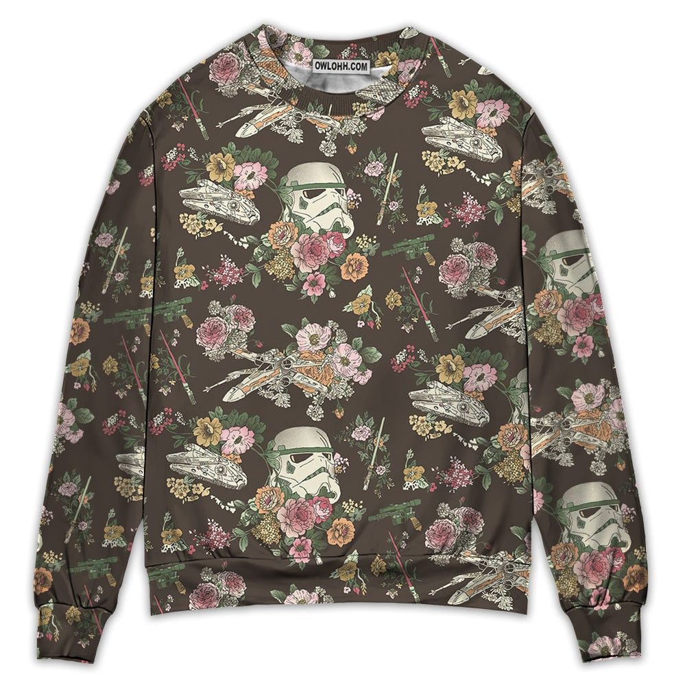 SW Stormtrooper Flower Vintage - Sweater
