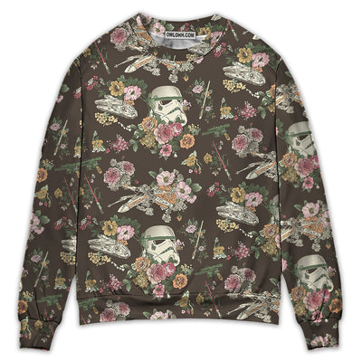 SW Stormtrooper Flower Vintage - Sweater