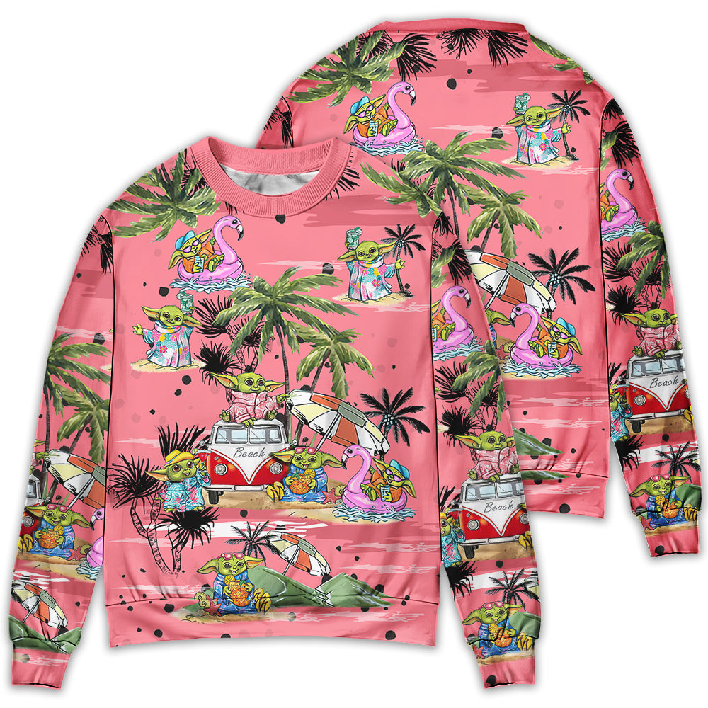 SW Disney Baby Yoda Pink - Sweater