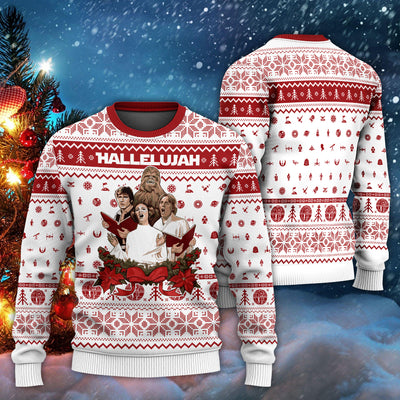 Christmas Star Wars Christmas Carolers - Sweater - Ugly Christmas Sweaters