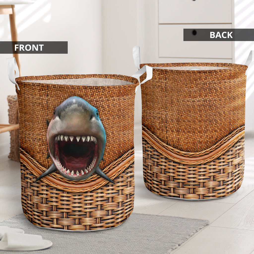 Shark Rattan Teaxturer - Laundry Basket - Owls Matrix LTD
