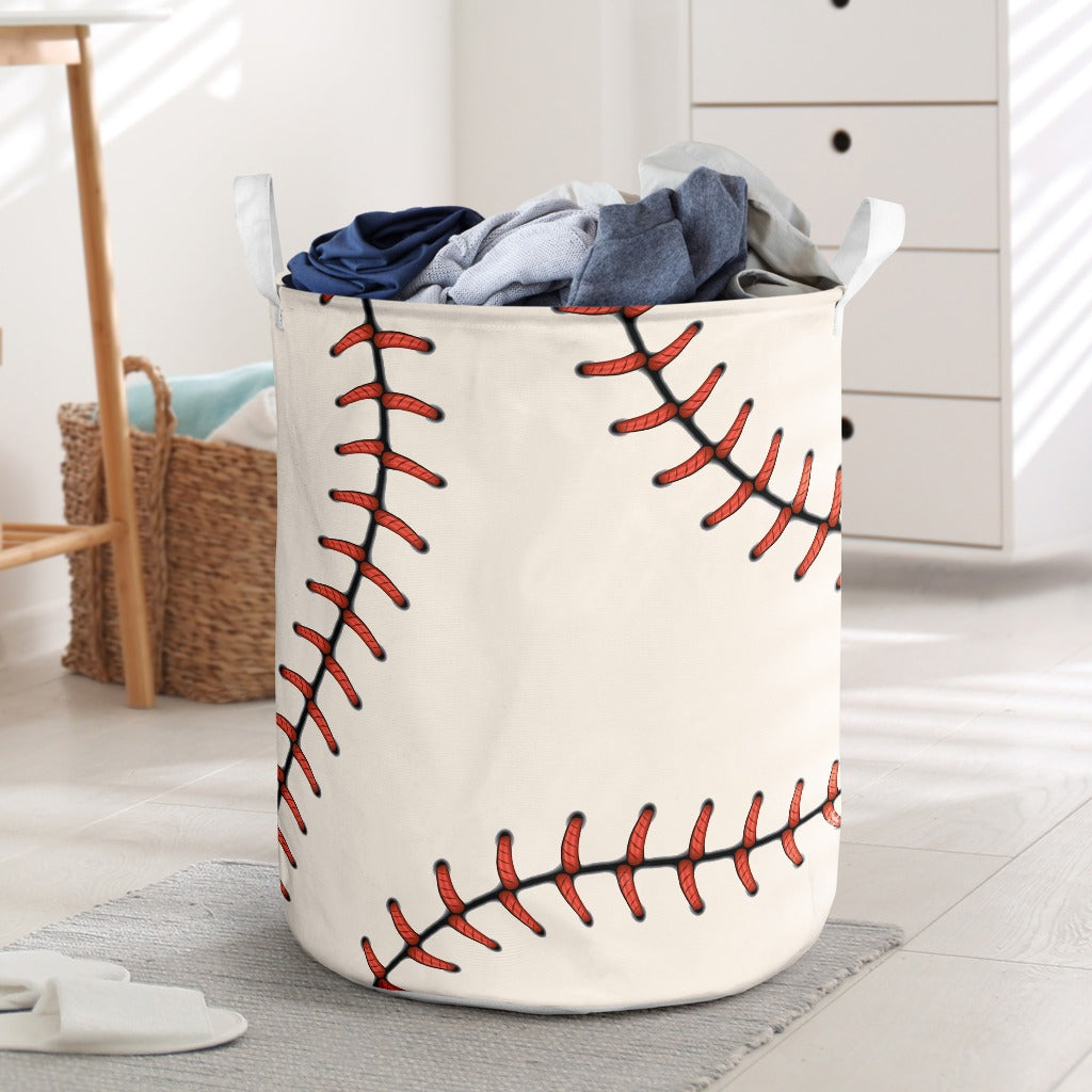 Baseball Simple Basic Style – Laundry Basket - Owls Matrix LTD