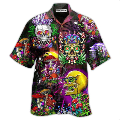Hawaiian Shirt / Adults / S Skull Life is A Game Skull - Hawaiian Shirt - Owls Matrix LTD