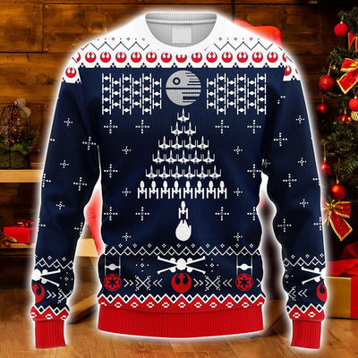 Christmas Star Wars Fight Ship Amazing Christmas Gift - Sweater - Ugly Christmas Sweaters