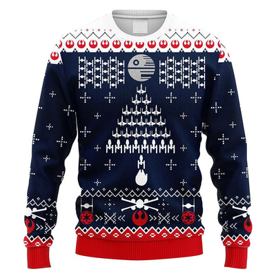 Christmas Star Wars Fight Ship Amazing Christmas Gift - Sweater - Ugly Christmas Sweaters