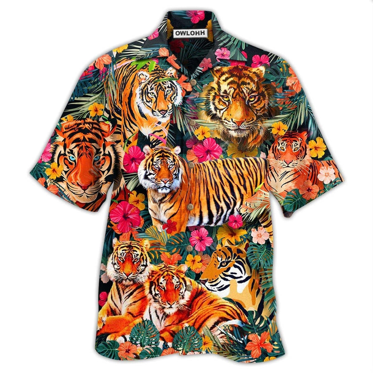 Tiger Be A Jungle Tiger Not A Zoo Tiger - Hawaiian Shirt - Owls Matrix LTD