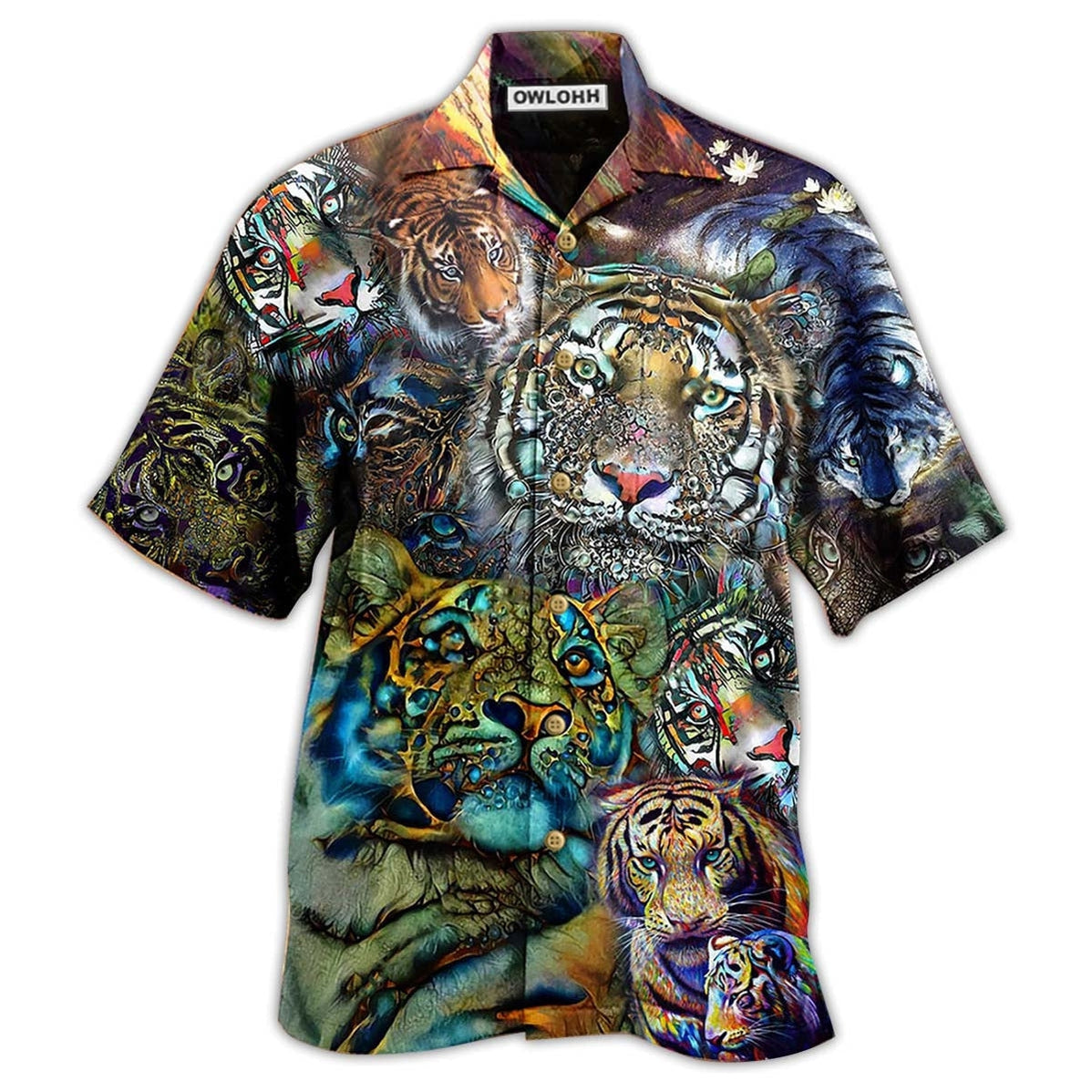 Hawaiian Shirt / Adults / S Tiger Lover Style - Hawaiian Shirt - Owls Matrix LTD