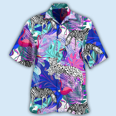 Animals Tropical Animals Tropical Leaf With Colorful Style - Hawaiian Shirt - Owls Matrix LTD