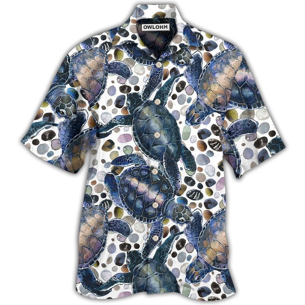 Hawaiian Shirt / Adults / S Turtle Art Fantastic Style - Hawaiian shirt - Owls Matrix LTD