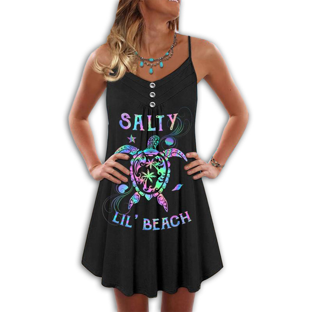 Turtle Is Beach Soul Saly LiL' Beach - Summer Dress - Owls Matrix LTD