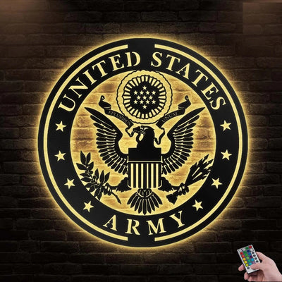 US United States Army - Led Light Metal - Owls Matrix LTD