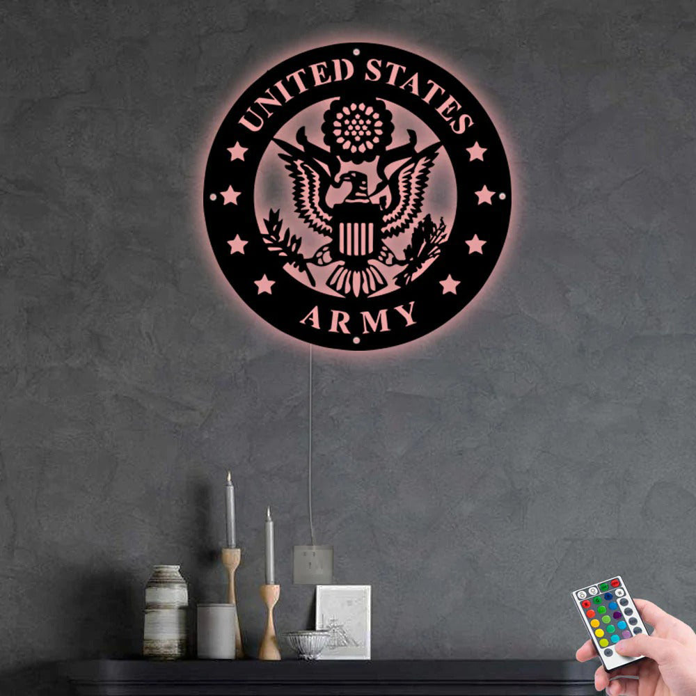 US United States Army - Led Light Metal - Owls Matrix LTD