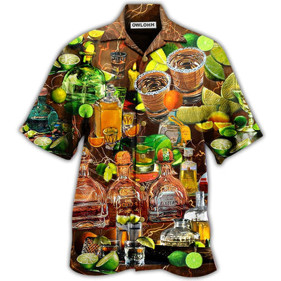 Hawaiian Shirt / Adults / S Wine When Life Gives You A Lemon Grab TQL & Salt - Hawaiian Shirt - Owls Matrix LTD
