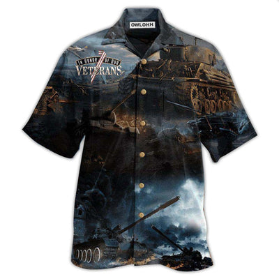 Hawaiian Shirt / Adults / S Veteran The Tanker Are Heroes - Hawaiian Shirt - Owls Matrix LTD