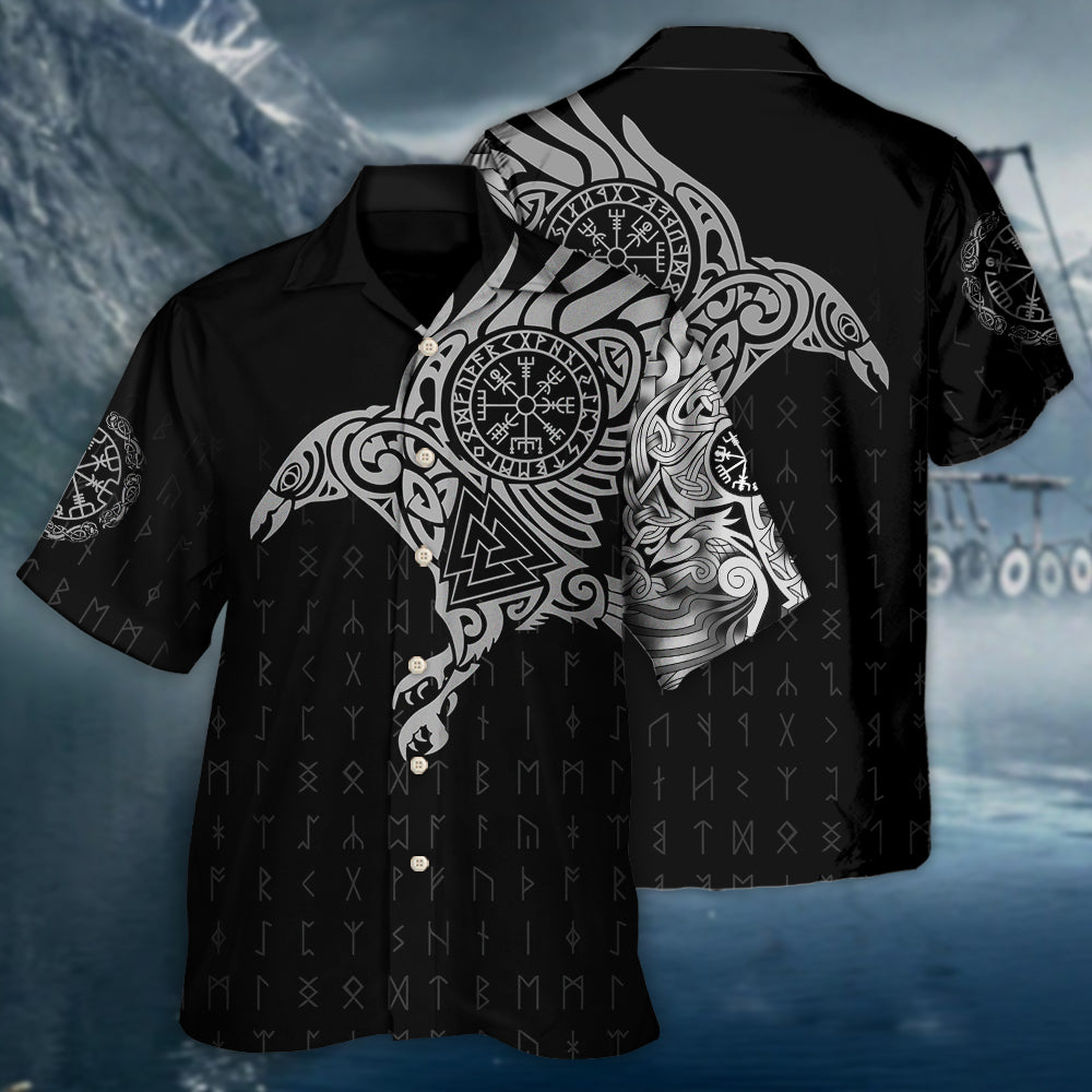 Viking Warrior Blood So Amazing - Hawaiian Shirt - Owls Matrix LTD
