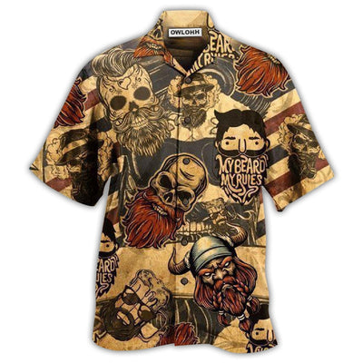 Hawaiian Shirt / Adults / S Viking Warrior Life Style - Hawaiian Shirt - Owls Matrix LTD