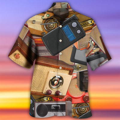 Radio Vintage Chill Life - Hawaiian Shirt - Owls Matrix LTD