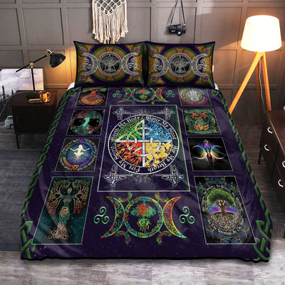 Wicca Witch Pagan My Blood - Bedding Cover - Owls Matrix LTD