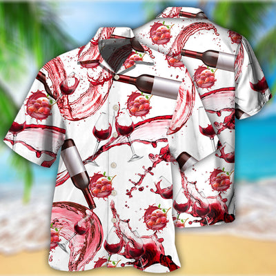 Wine Red Wine Chill Tonight - Hawaiian Shirt - Owls Matrix LTD