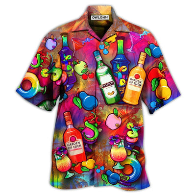 Hawaiian Shirt / Adults / S Wine Fruit Love It - Hawaiian Shirt - Owls Matrix LTD
