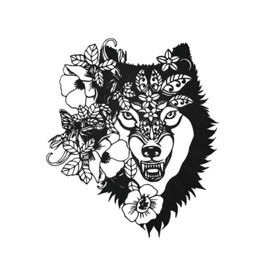 Wolf Is So Strong - Led Light Metal - Owls Matrix LTD