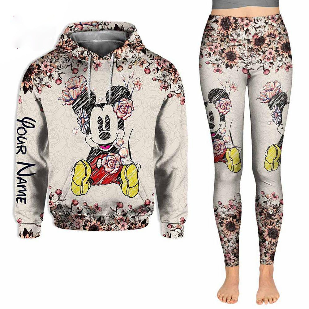 [BEST] Personalized Mickey Mouse Hoodie Leggings Sets